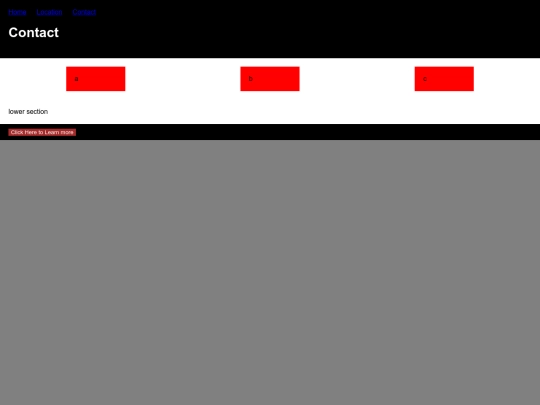 pages/contact screenshot