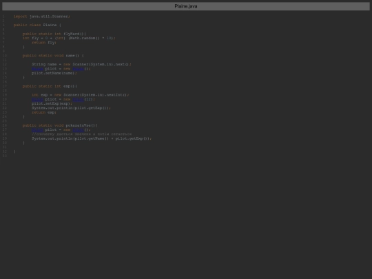 project/Plaine.java screenshot