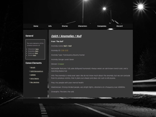 anomalies/Null screenshot
