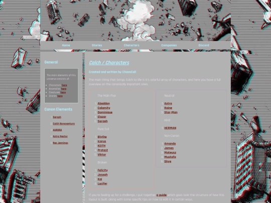 characters screenshot