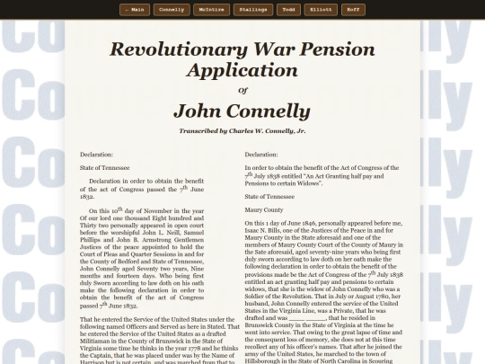 Geocities-Rebuild/Rev-War-John-Connelly screenshot