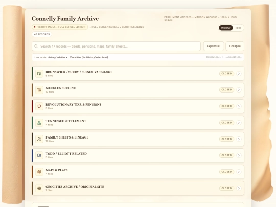 index screenshot