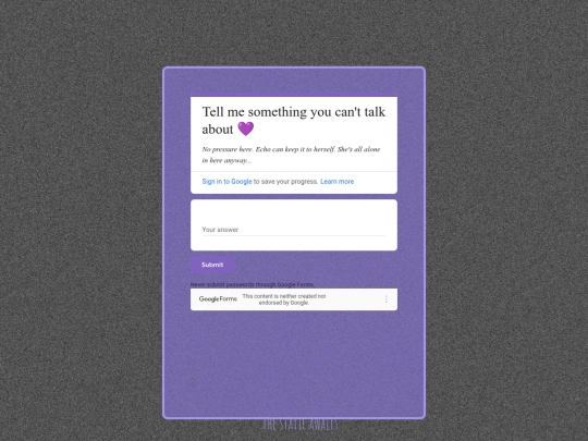 confessions/secret screenshot
