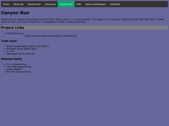 canyon_run screenshot