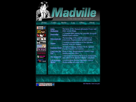 links screenshot