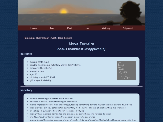 cast/cruise/nova screenshot