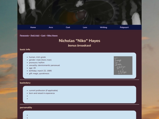 cast/trip/niko screenshot