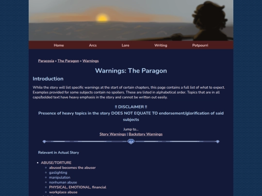 cruise/warnings screenshot
