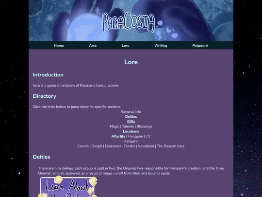 lore screenshot