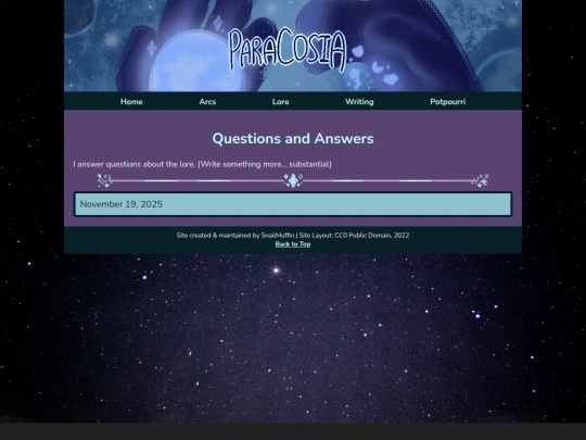 lore/qna screenshot