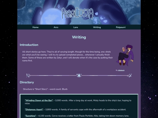 writing screenshot