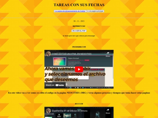 TASK screenshot