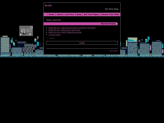 blog screenshot