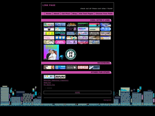 links screenshot