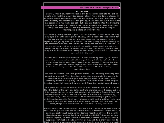 posts/2025-12-24-ISAT-Thoughts-So-Far screenshot