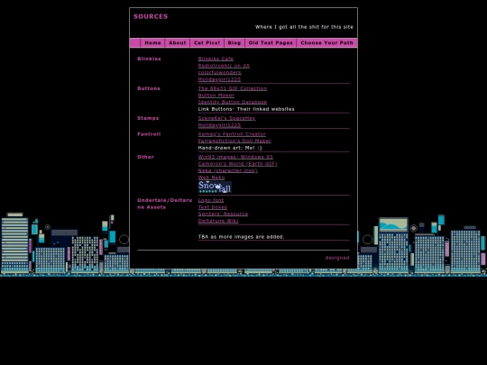 sources screenshot