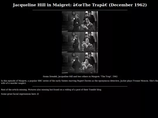jackiearticles/maigrettrap screenshot
