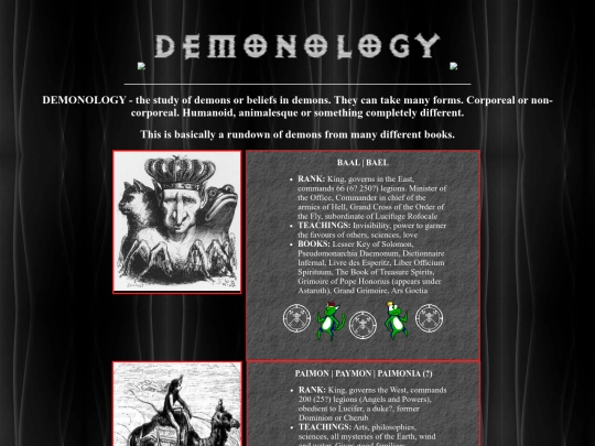 likes/demonology screenshot