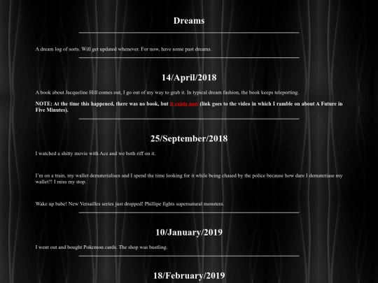 likes/dreams screenshot