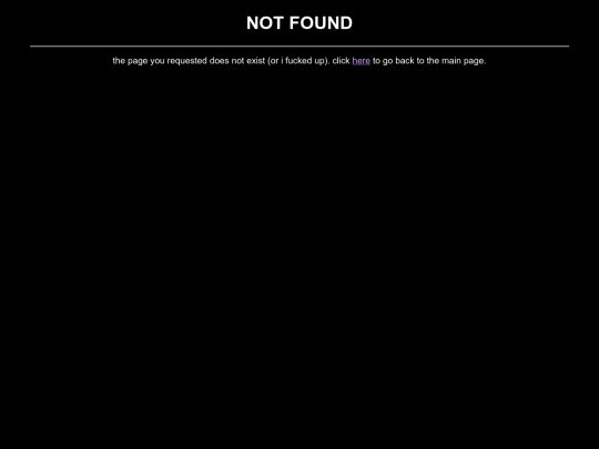 not_found screenshot