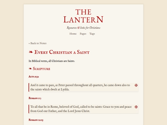 note_all_saints screenshot
