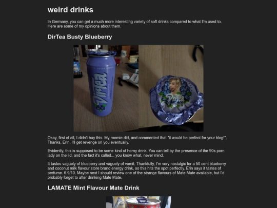 drinks screenshot