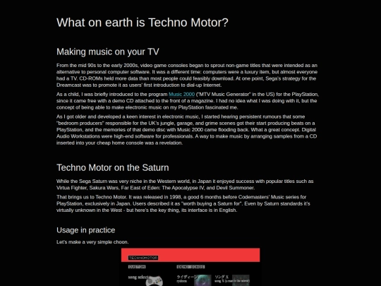 techno-motor screenshot