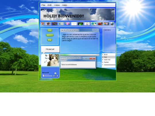 index screenshot