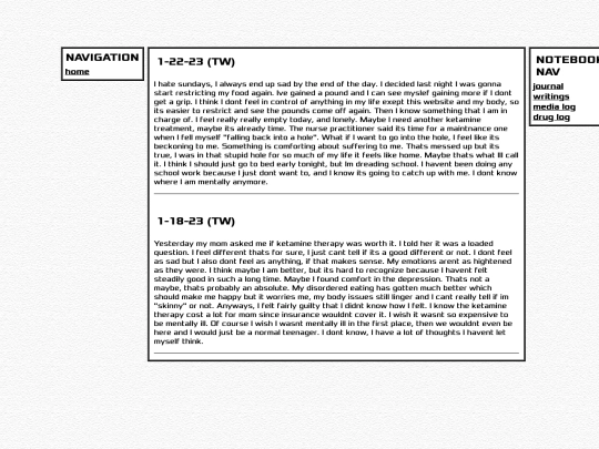 journal screenshot