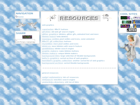 links screenshot