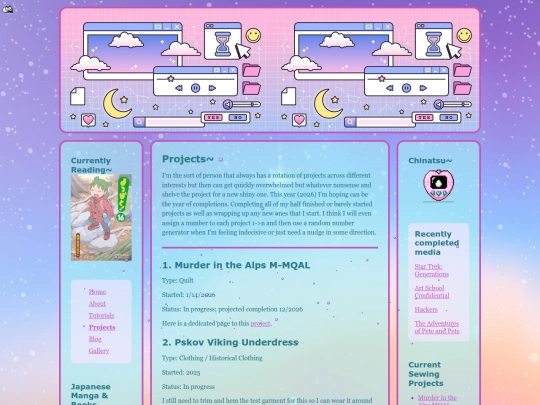 projects screenshot