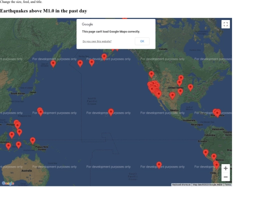 GEOG3530/code12/12_09c_JSON_Earthquakes_Markers screenshot
