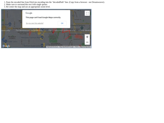GEOG3530/code14/A-Lines/14_11a_Display_Encoded_Polyline screenshot