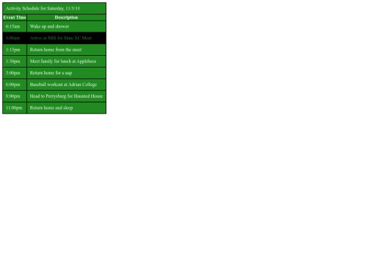 Stylish Schedule/Stylish Schedule screenshot
