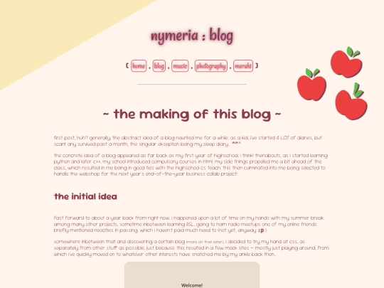posts/the making of this blog screenshot