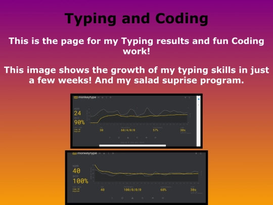 typing screenshot