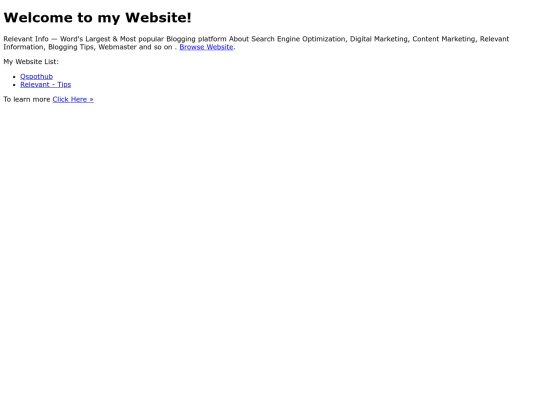 index screenshot
