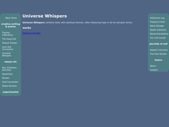 universewhispers screenshot