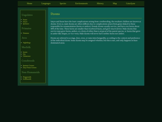 Species/dzoms screenshot