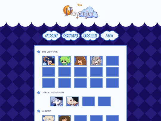 CHARACTERS screenshot