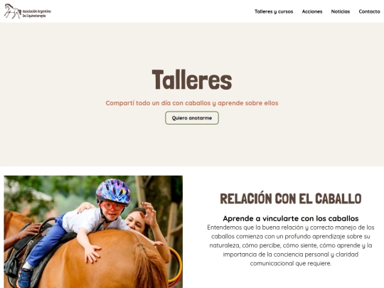 talleres screenshot