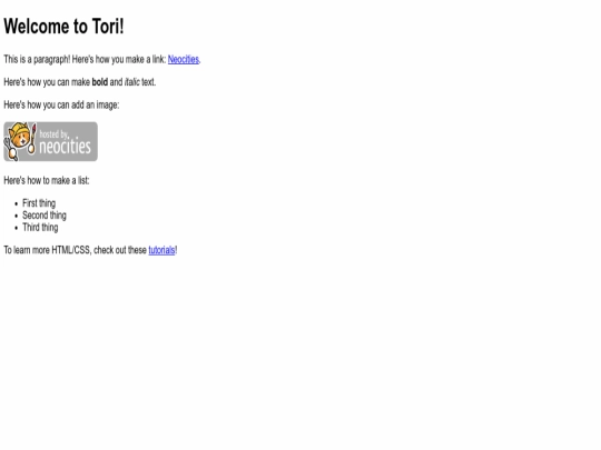 index screenshot