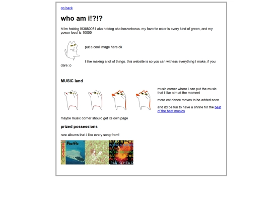 aboutme screenshot