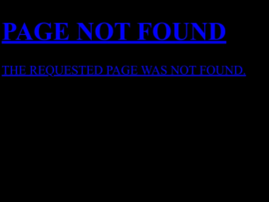 not_found screenshot