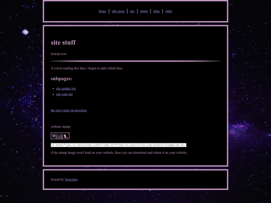 site screenshot