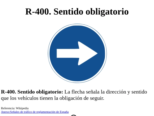 reglamentarias/r400 screenshot