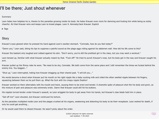 fic/Ill be there Just shout screenshot