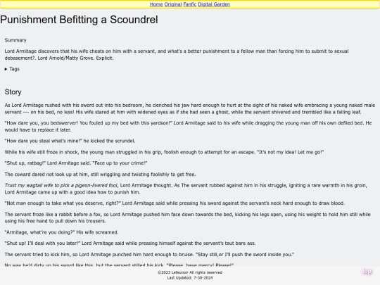 fic/Punishment Befitting a screenshot