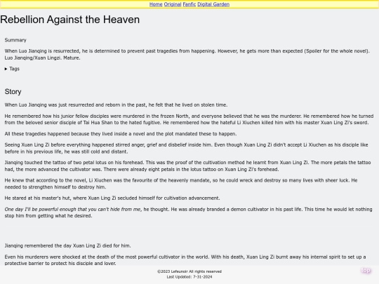 fic/Rebellion Against the screenshot