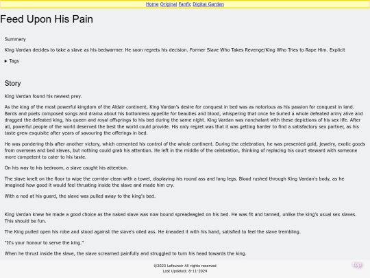 ow/Feed Upon His Pain screenshot